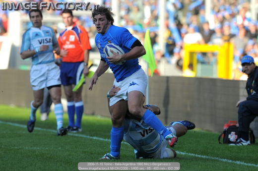 2008-11-15 Torino - Italia-Argentina 1860 Mirco Bergamasco